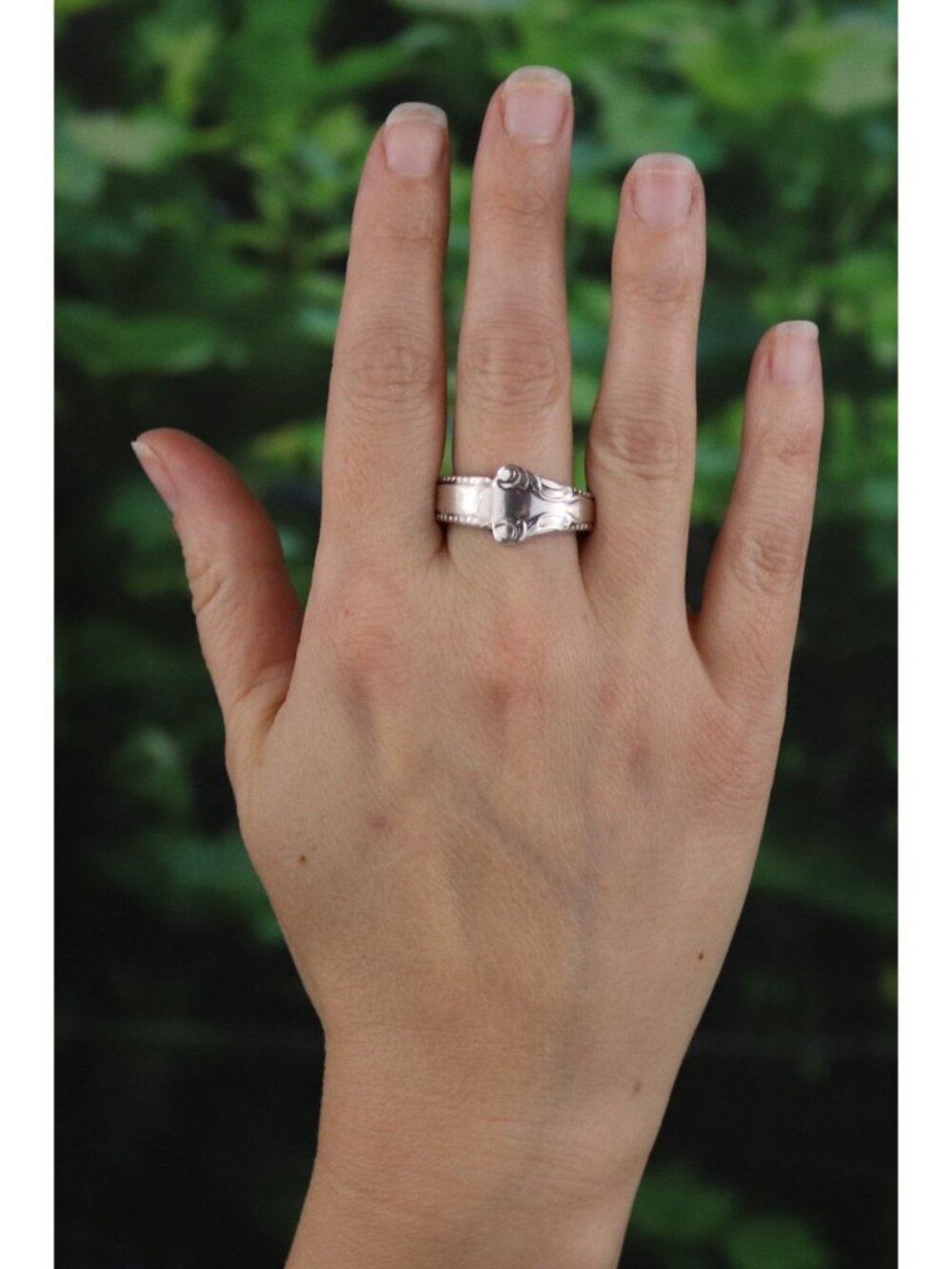 Sterling Silver International Sterling Spoon Ring size 7 3/4 - Picture 2 of 8